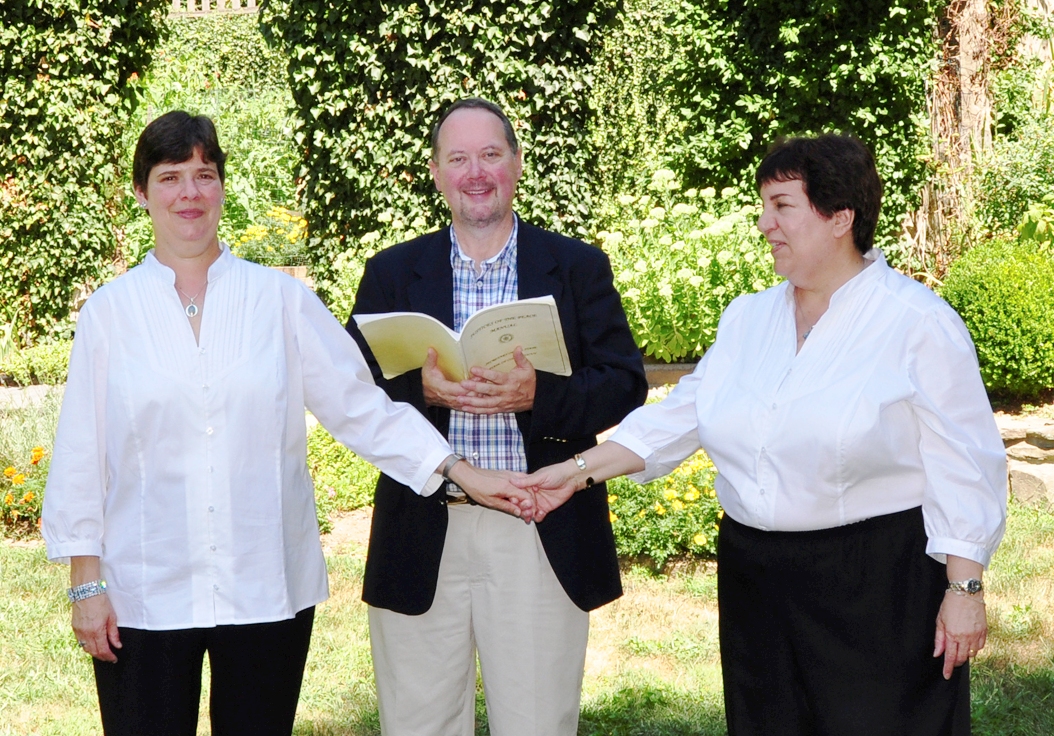 Jon performing a wedding ceremony